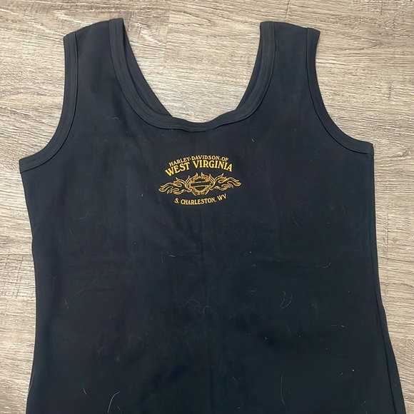 Harley Davidson NEW Graphic Flame Tank Top Size Medium - Picture 3 of 5